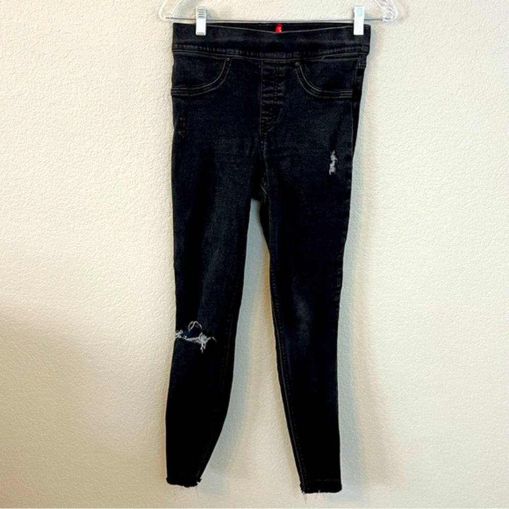 Spanx Black‎ Distressed Skinny Jeans Small